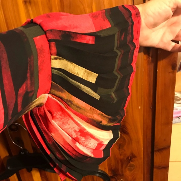 Rafaella printed bell sleeve tunic size 6 NWT - Picture 2 of 8